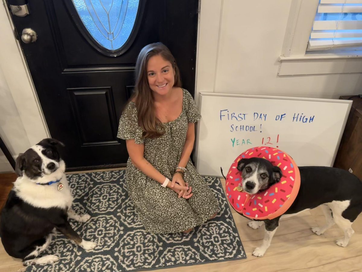 Ms. Chiaffarano, a new Life Skills teacher, on her first day of school. Photo Courtesy of Brittany Chiaffarano